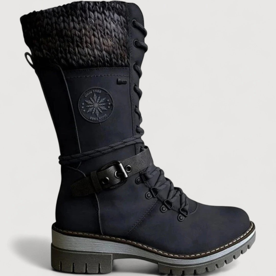 FARAH – WINTER LACE-UP BOOTS