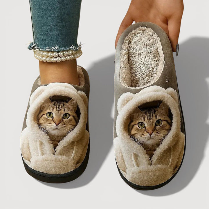COLLETTE  – COSY CAT SLIPPERS