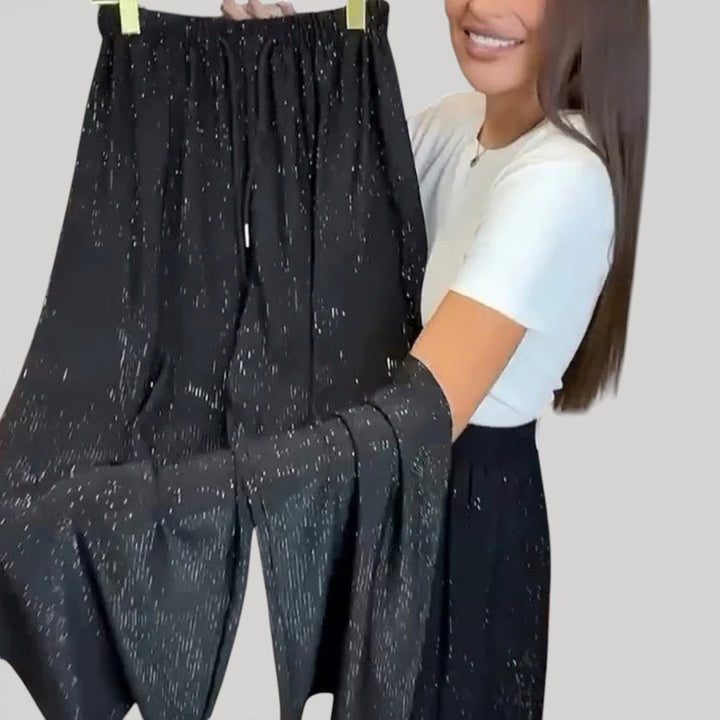 JUVIA – SHIMMER WIDE TROUSERS