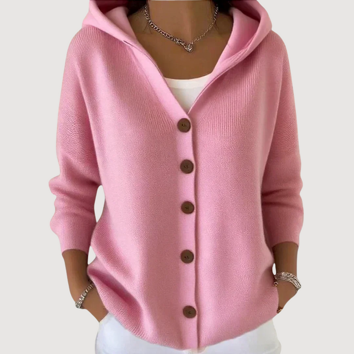 SOPHIA – CUTE HOODED CARDIGAN