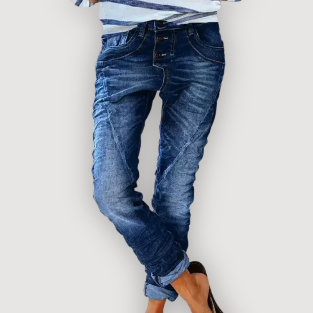 KYRA – BUTTON FRONT JEANS