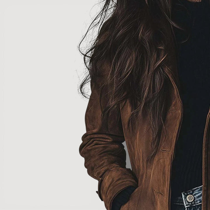 CARMEN – SUEDE TRENCH COAT