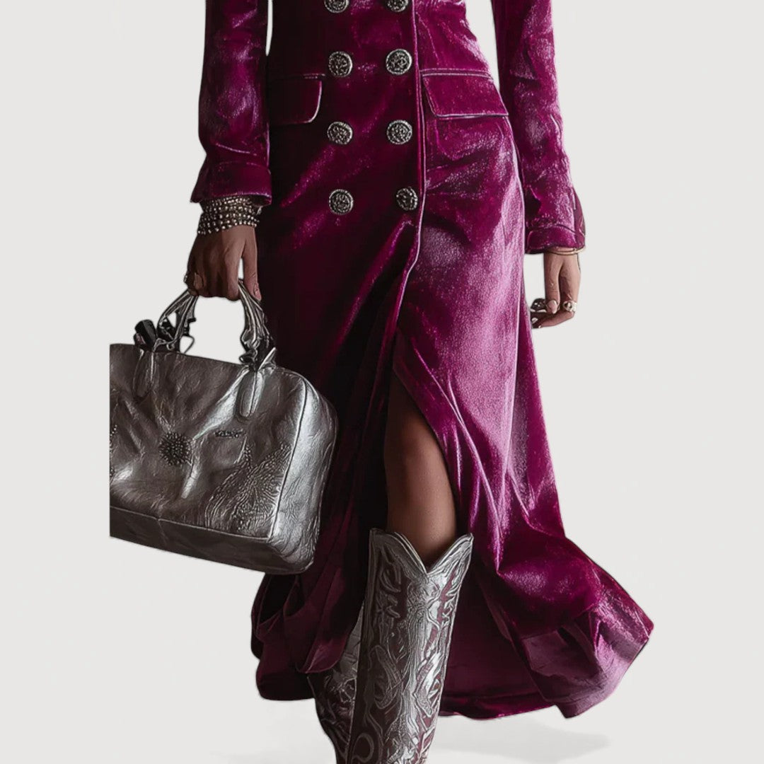 ELVIA – MAXI BLAZER DRESS