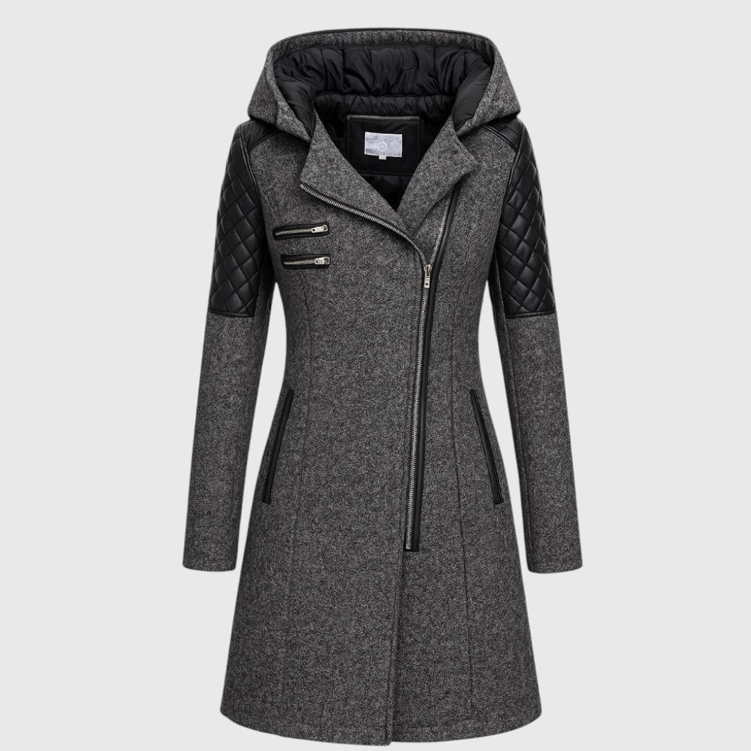 DANICA – QUILTED ZIP COAT