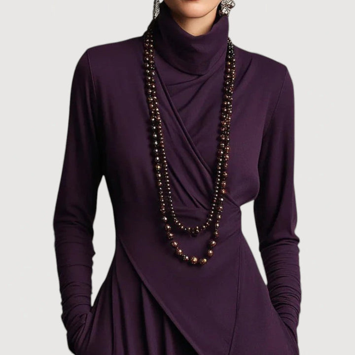 SALLIE – DRAPED MAXI DRESS