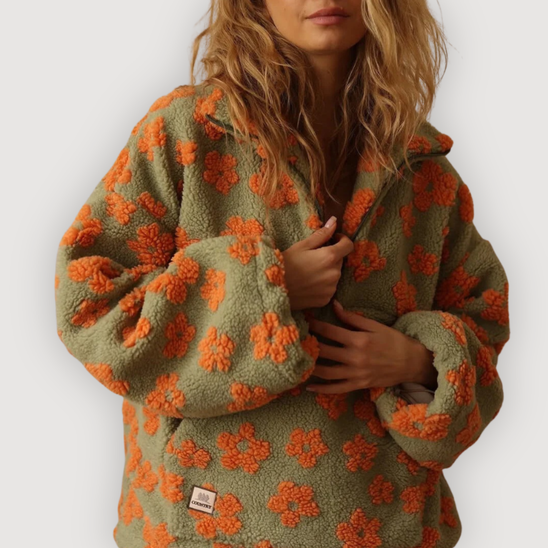 MYLENE – COSY FLORAL PULLOVER