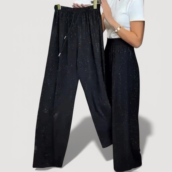 JUVIA – SHIMMER WIDE TROUSERS