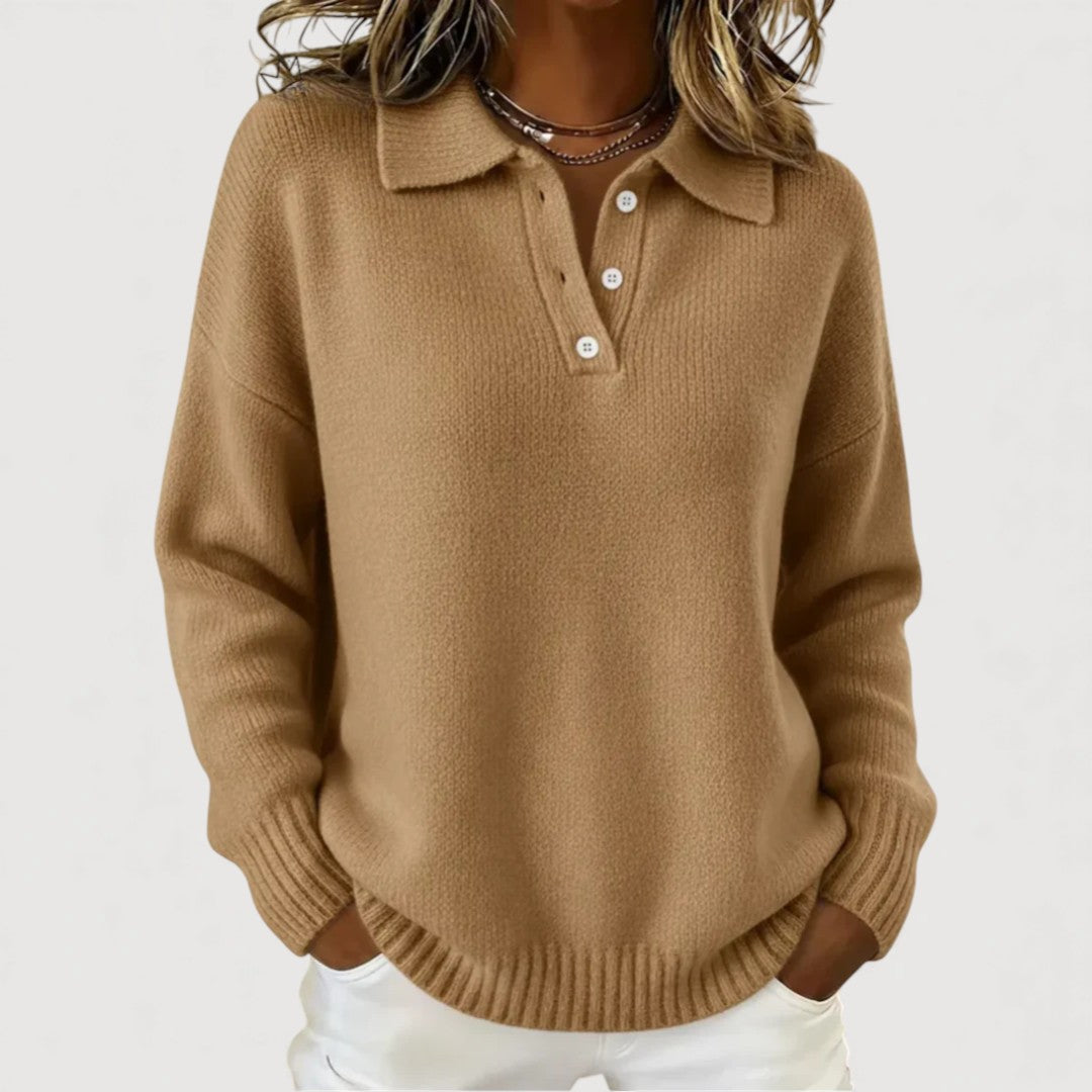 ISABEL – COSY COLLARED KNIT