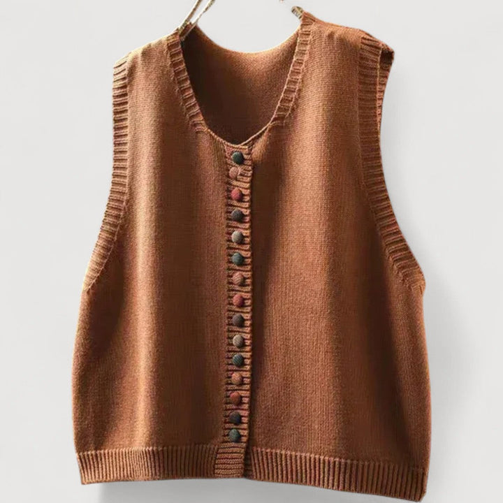 ALINA – CLASSIC KNITTED VEST