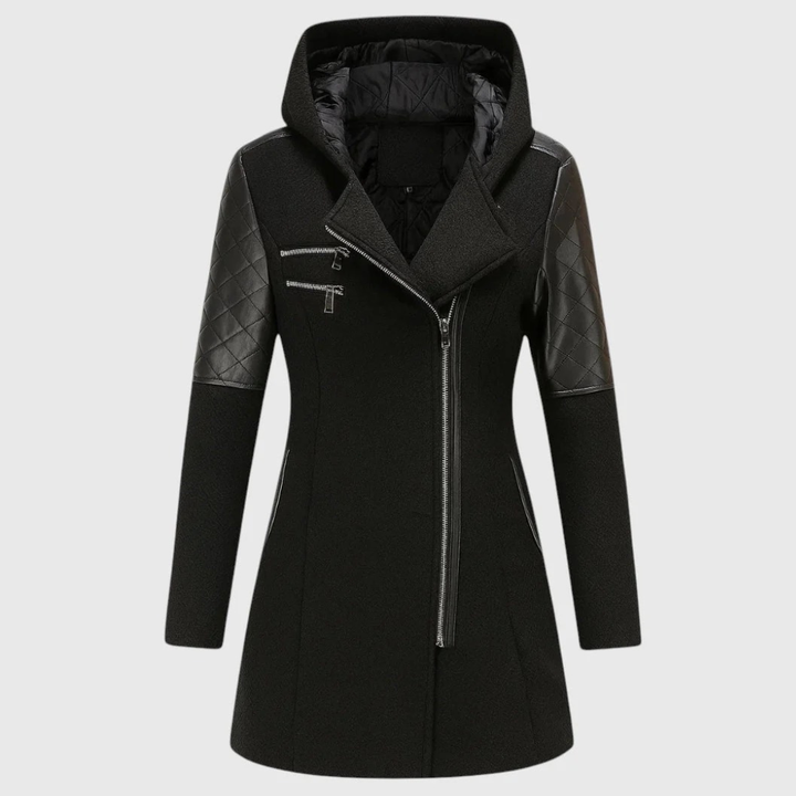 DANICA – QUILTED ZIP COAT