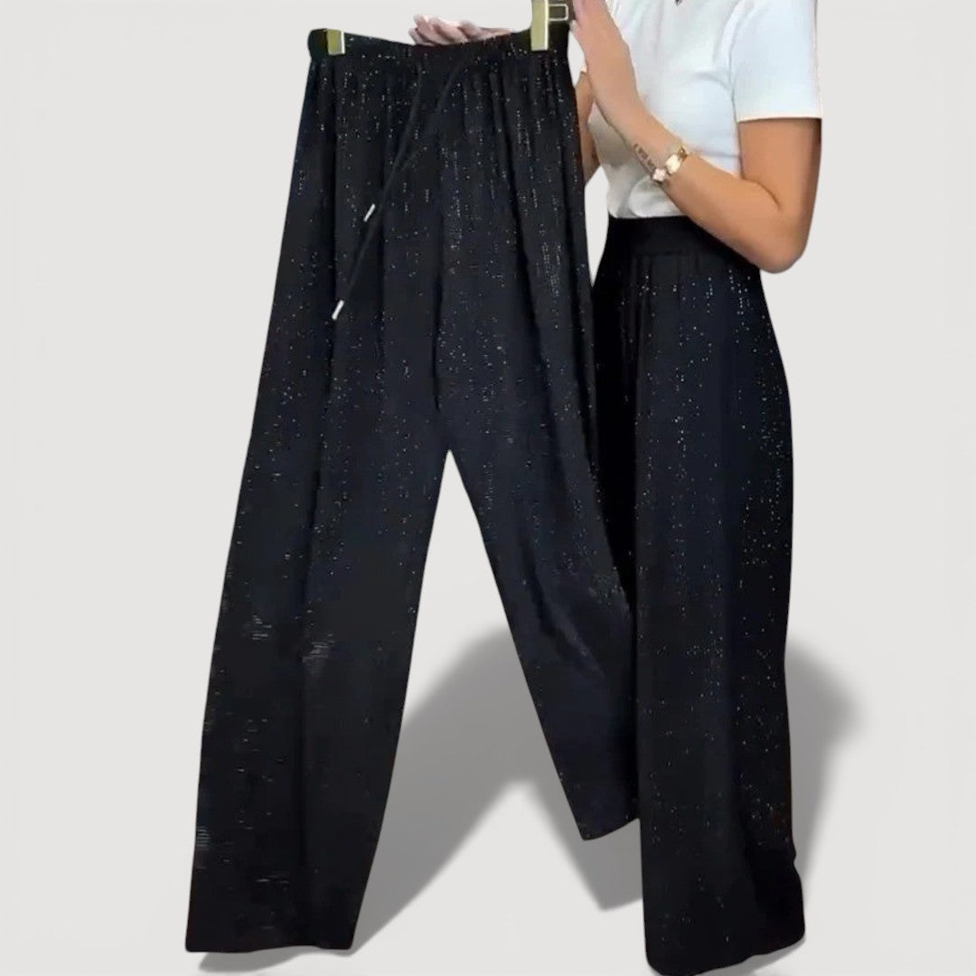 JUVIA – SHIMMER WIDE TROUSERS