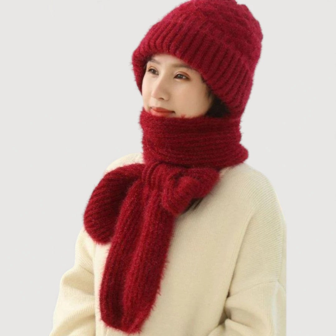 TALIA – WINTER HOODED SCARF