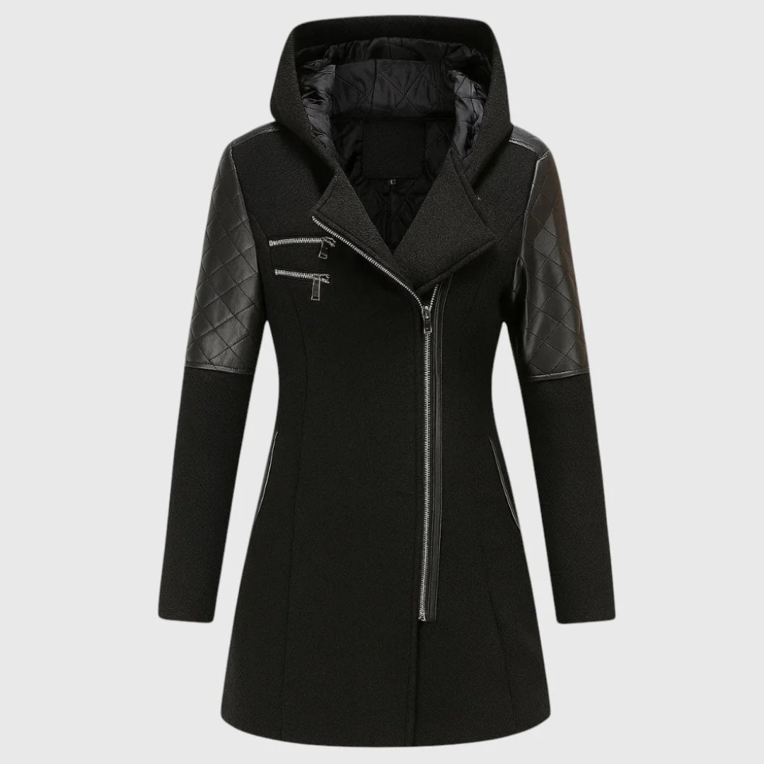 DANICA – QUILTED ZIP COAT