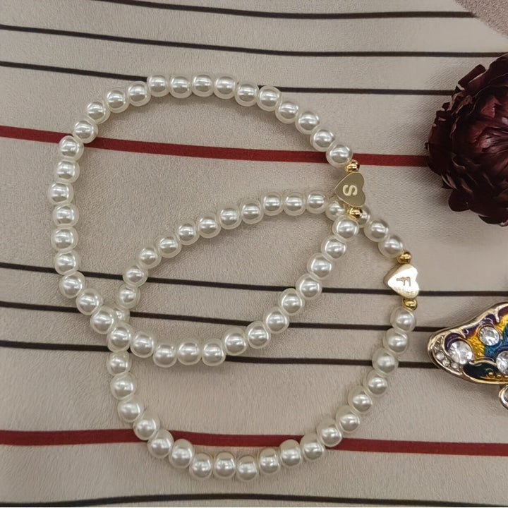 Elegancka bransoletka z inicjałem serca A-Z