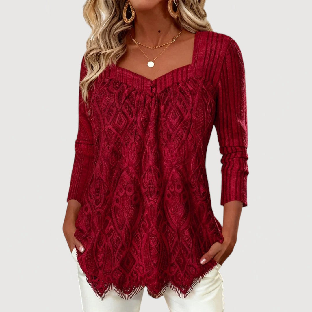 LYSA – LACE DETAIL TOP