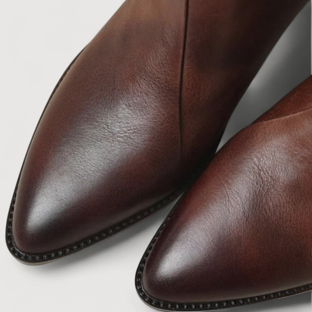 ANITA – LUXE LOW-HEEL BOOTS