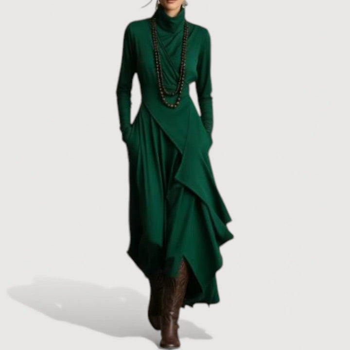 SALLIE – DRAPED MAXI DRESS